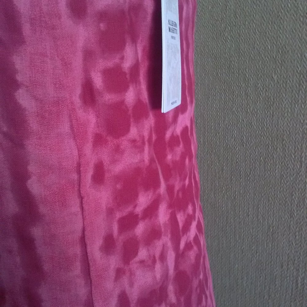 NWT ALLEGRA MASETTI Tie Dye Linen Dress - Picture 7 of 7